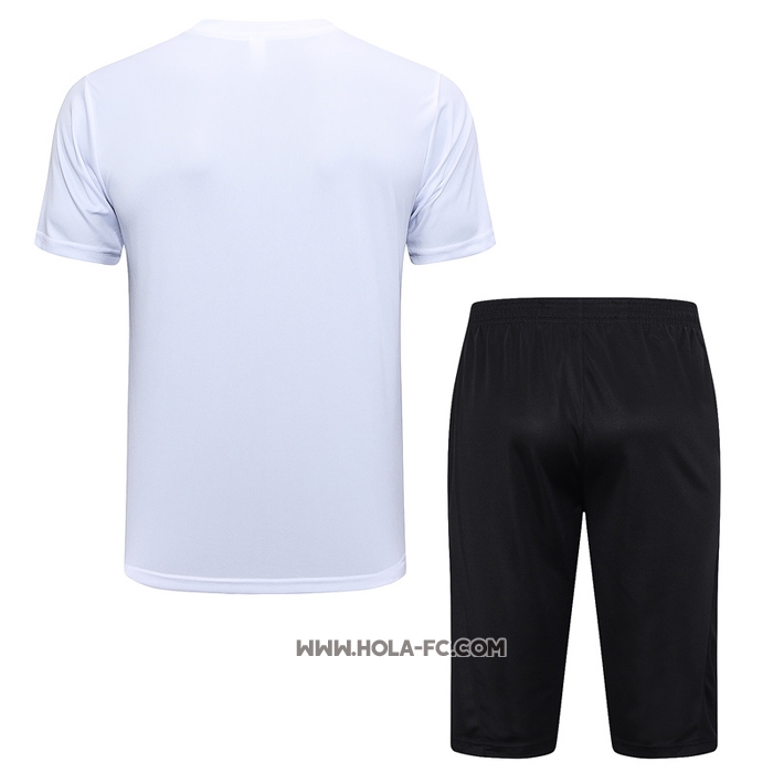 Chandal del Paris Saint-Germain Jordan 2023-2024 Manga Corta Blanco - Pantalon Corto